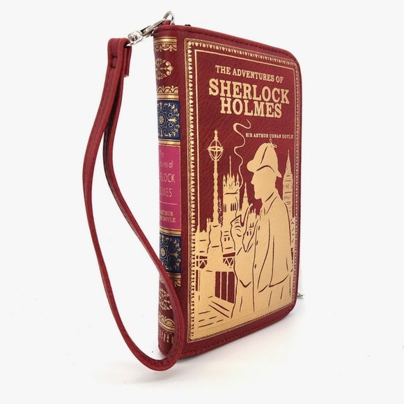 Sherlock Holmes Book Wallet - Wristlet - Book Lover Gifts - Picture 3 of 8